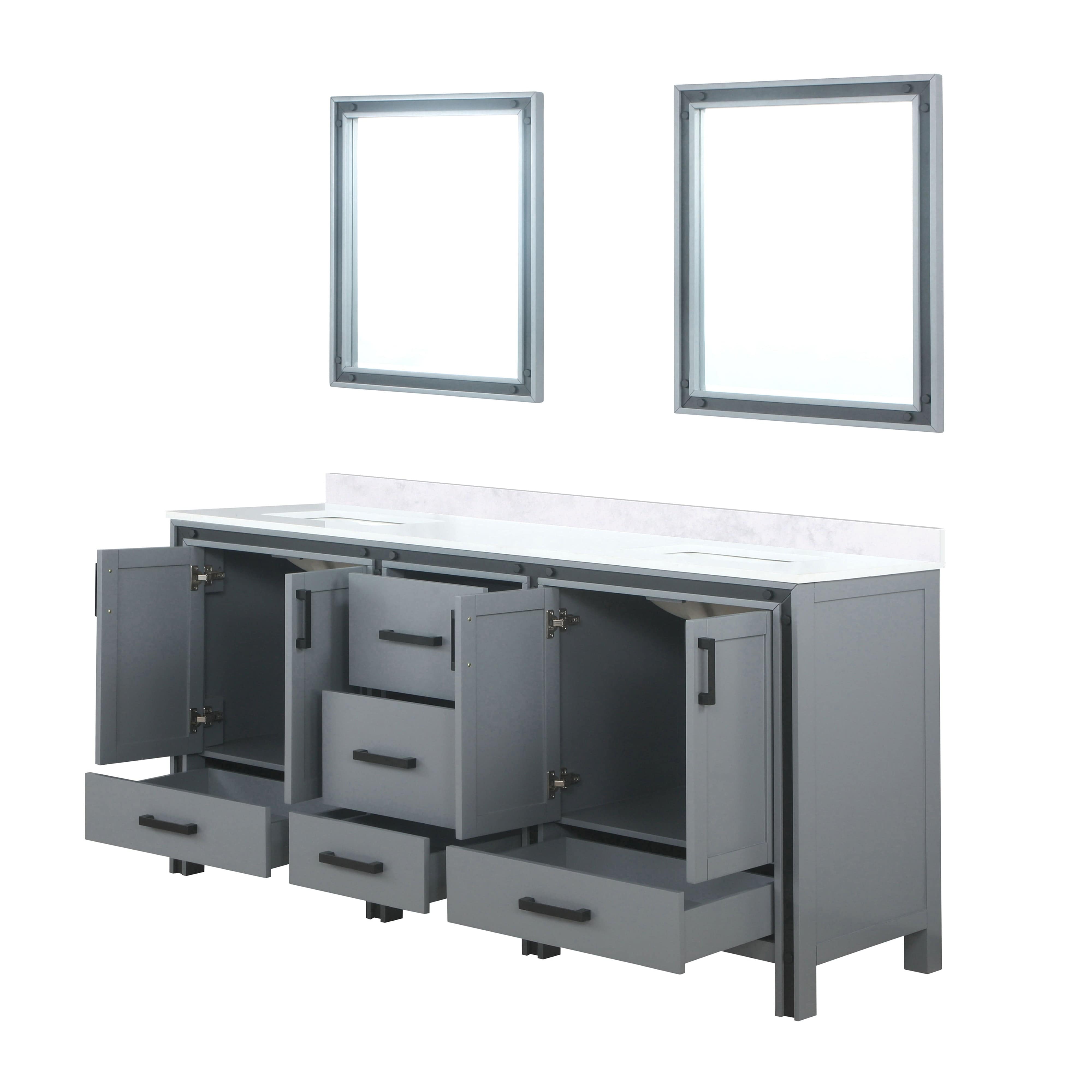 Ziva 72" x 22" Double Bath Vanity Bathroom Vanity - Shop at Home Craft Studio - 15
