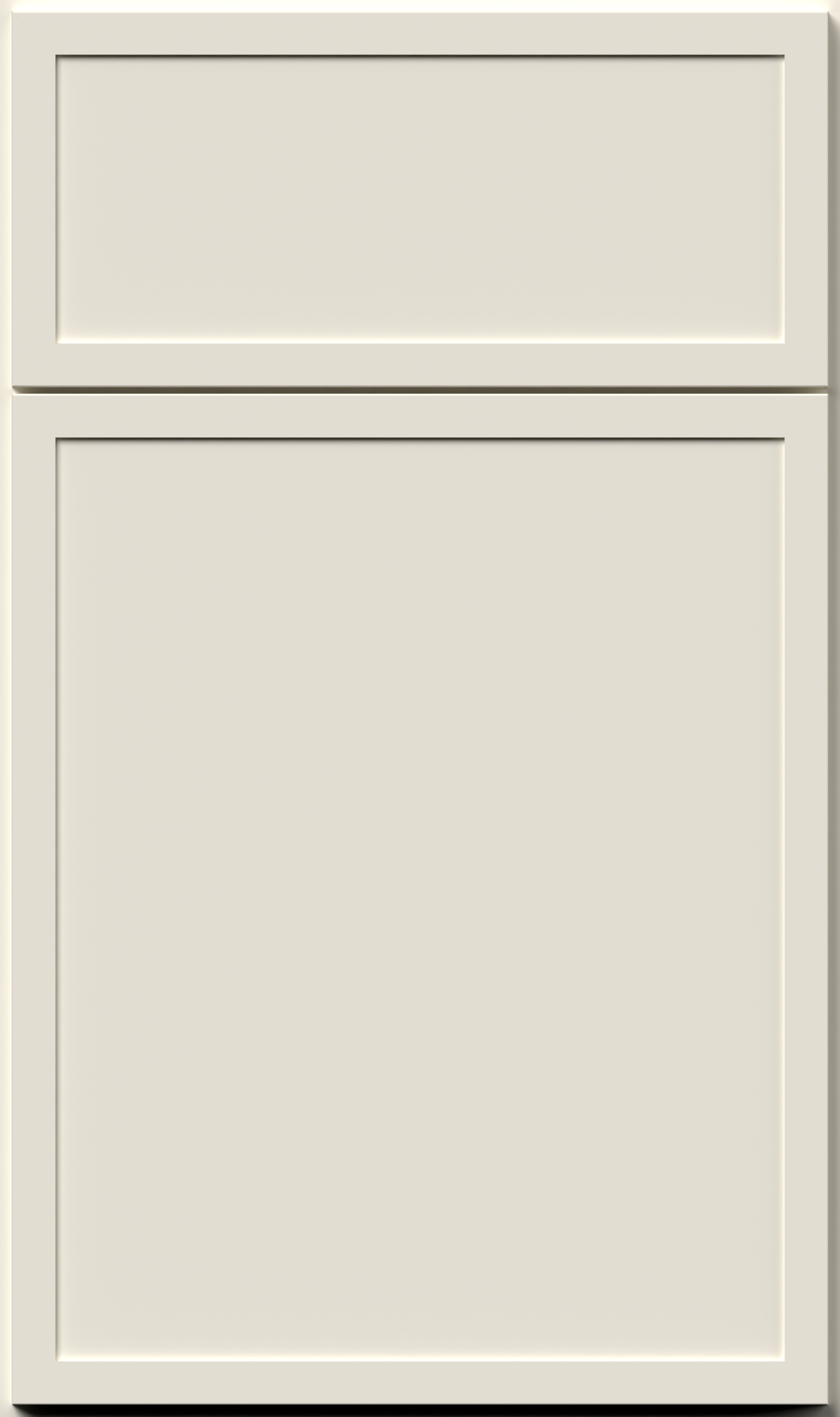 Allure Luna Dove cabinet with smooth off-white finish, ideal for modern and traditional kitchen designs.