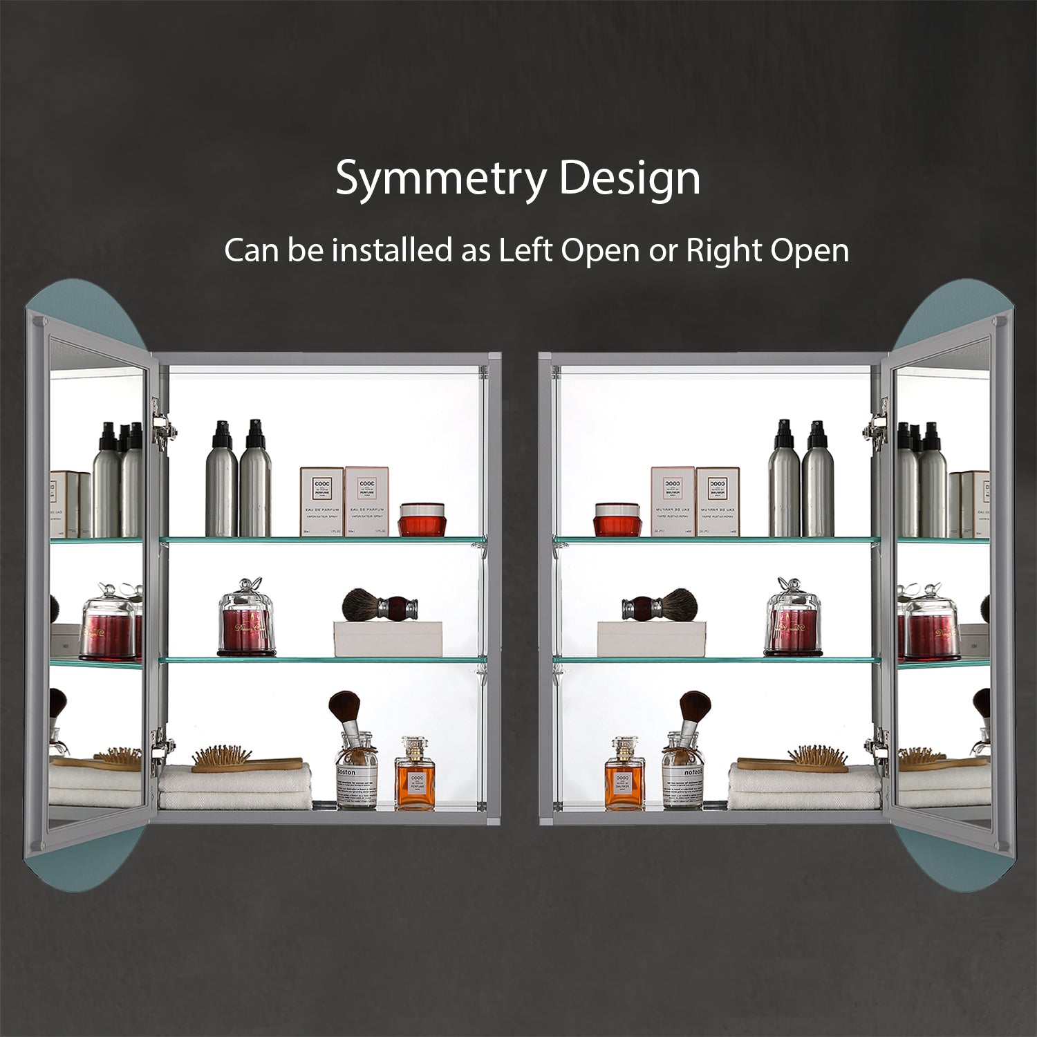 Aluminum Medicine Cabinet with Mirror – MC8 2031