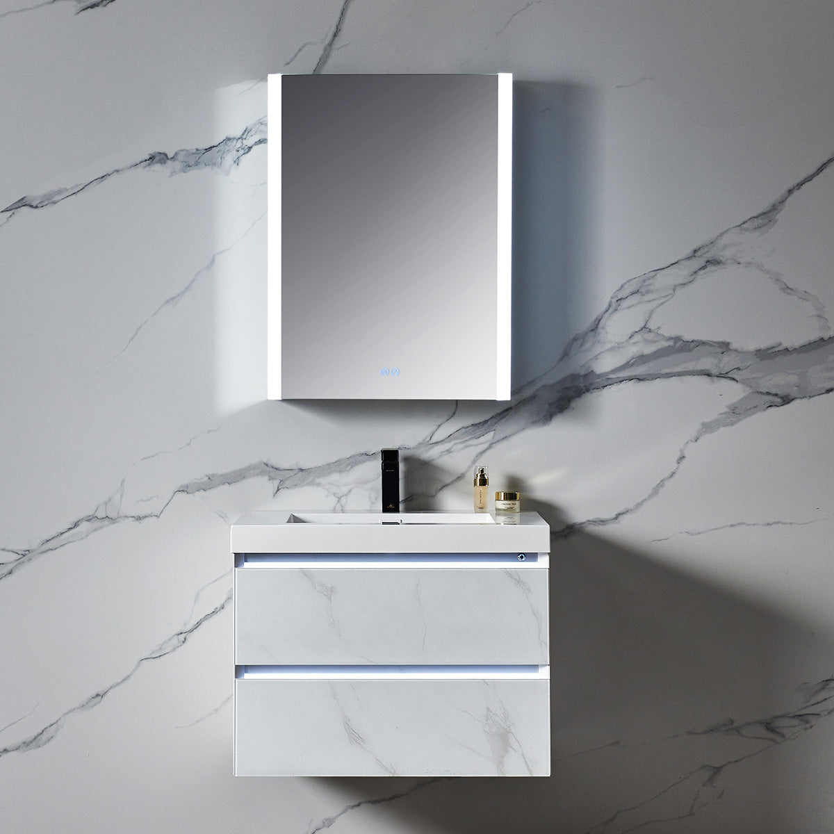 Pollux- 24 Inch LED Medicine Cabinet