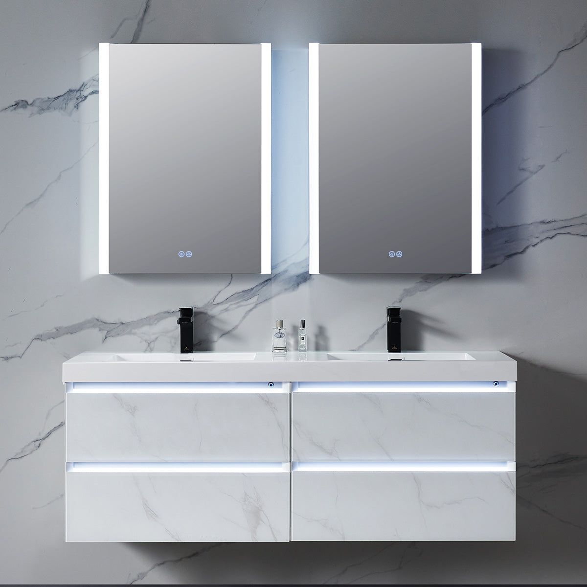 Pollux- 24 Inch LED Medicine Cabinet