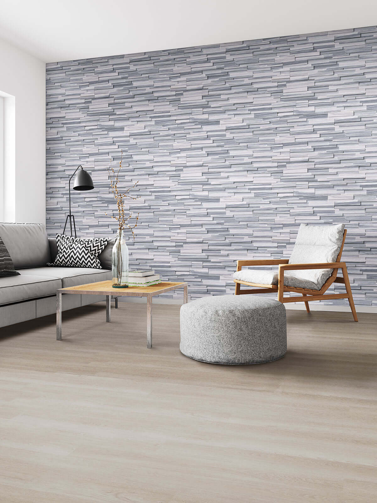 ALASKA GRAY 3D HONED LEDGER CORNER Wall Tile - Shop at Home Craft Studio - 5