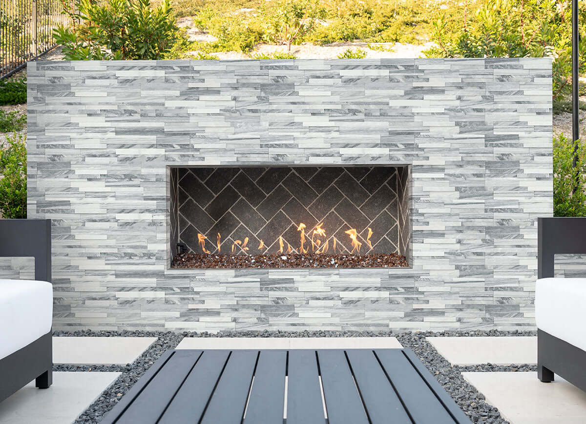 ALASKA GRAY 3D HONED LEDGER CORNER Wall Tile - Shop at Home Craft Studio - 7
