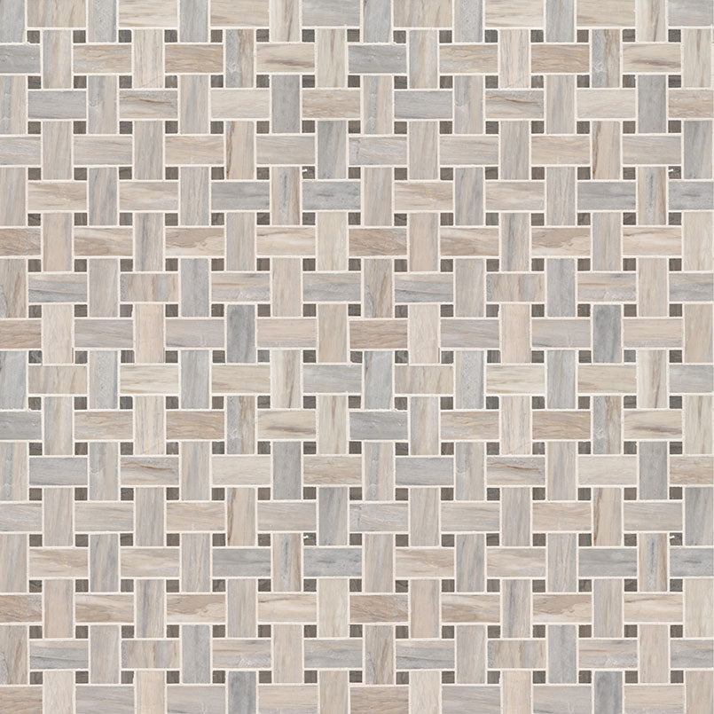 ANGORA BASKETWEAVE Floor or Wall Tile, Mosaic - Shop at Home Craft Studio - 2