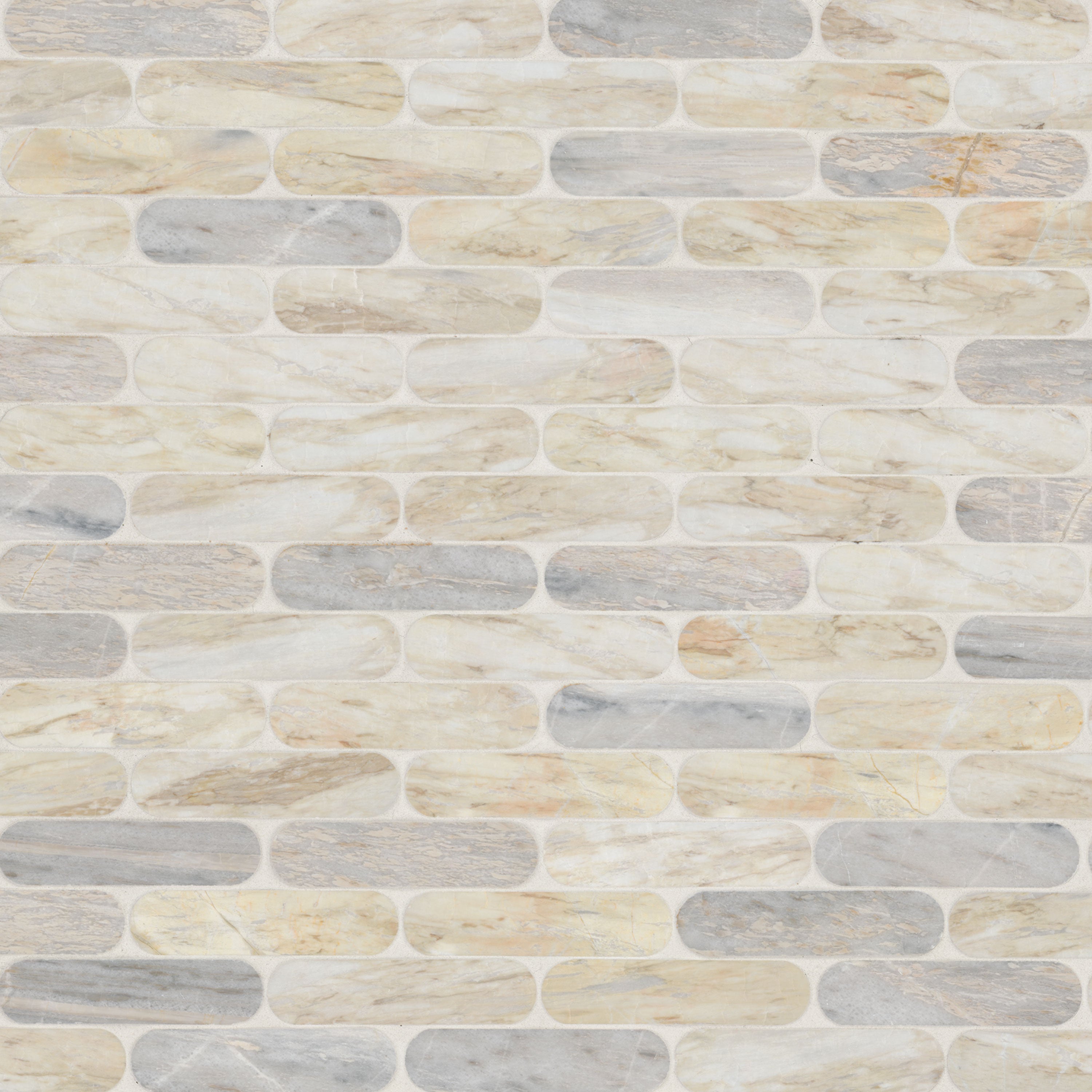ANGORA ELLIPSE POLIHSED Floor or Wall Tile, Mosaic - Shop at Home Craft Studio - 2
