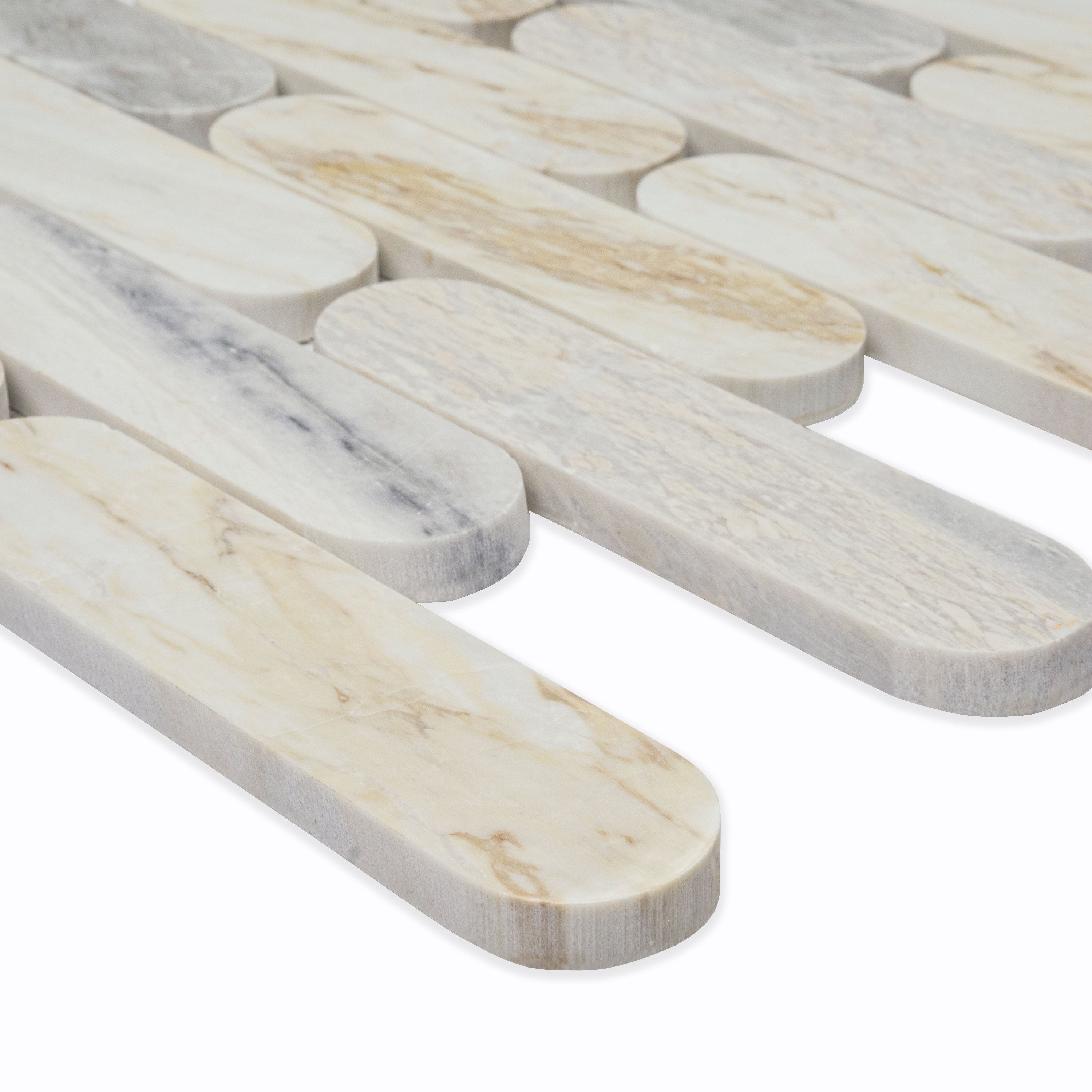 ANGORA ELLIPSE POLIHSED Floor or Wall Tile, Mosaic - Shop at Home Craft Studio - 4