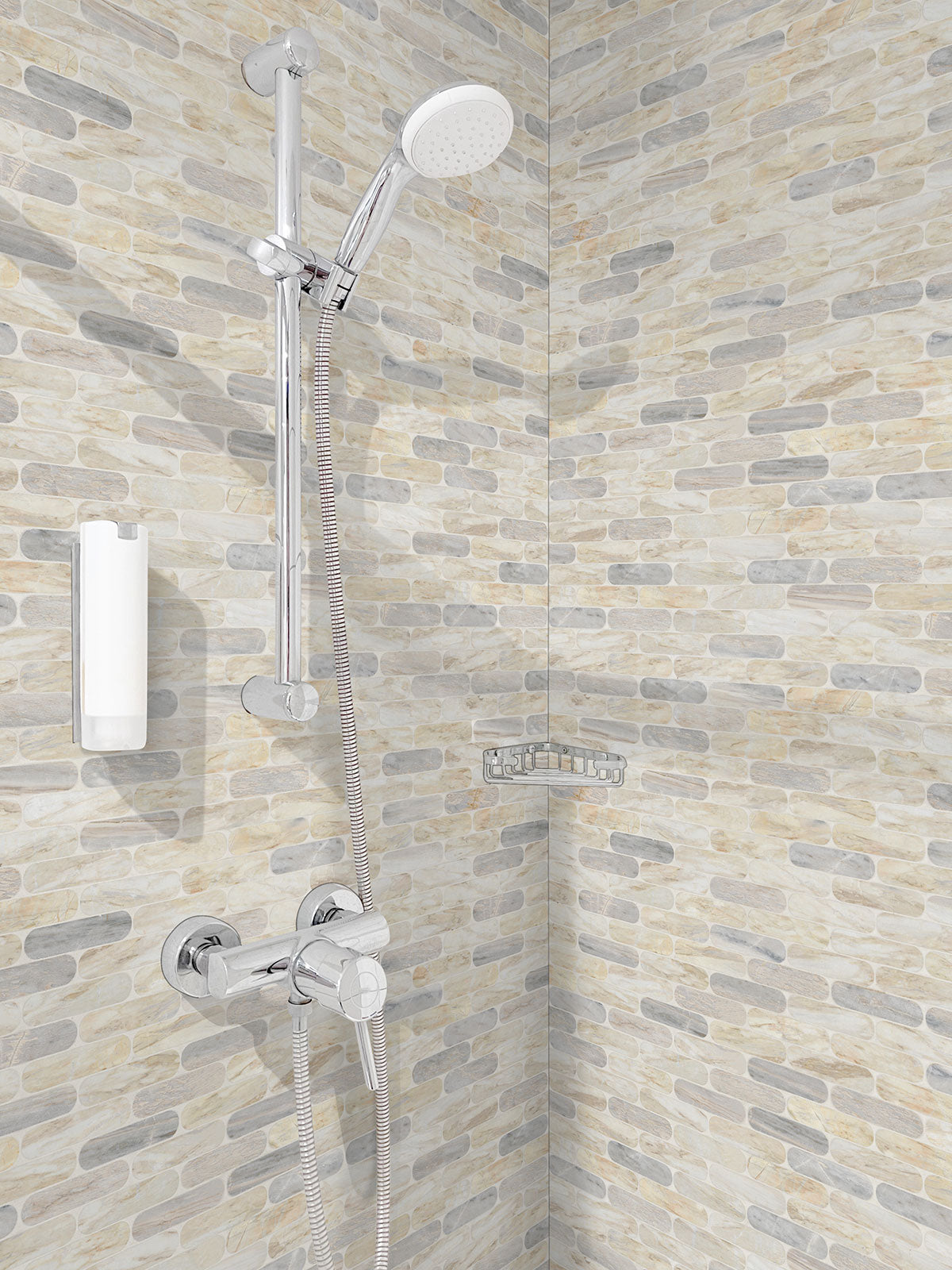 ANGORA ELLIPSE POLIHSED Floor or Wall Tile, Mosaic - Shop at Home Craft Studio - 6