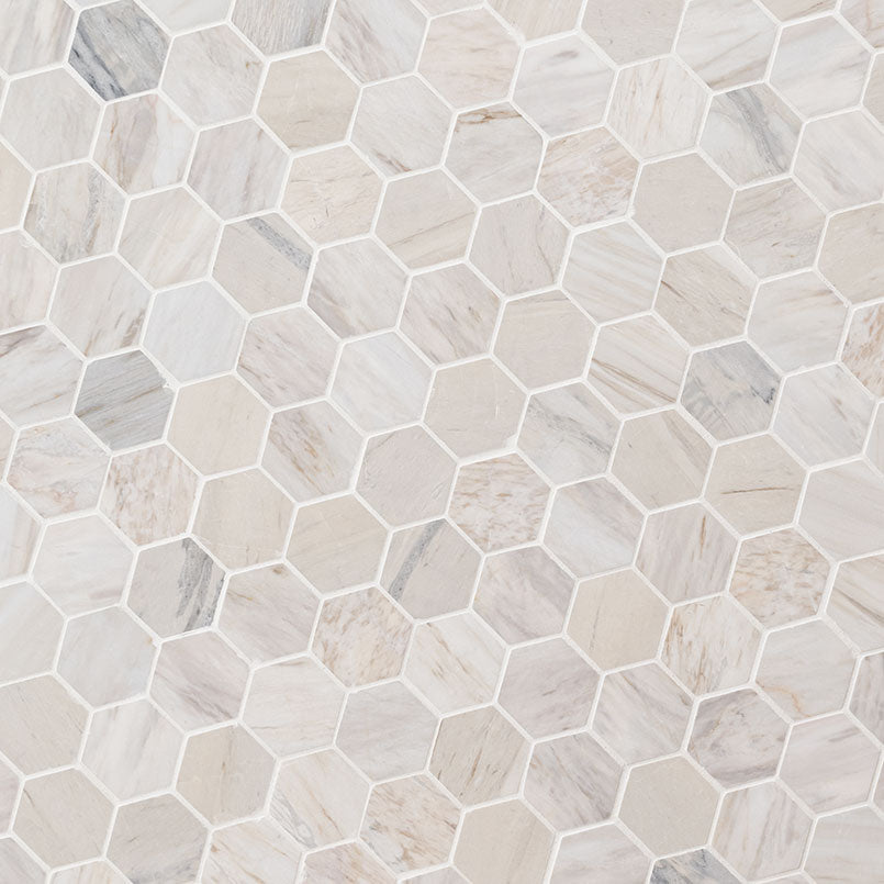 ANGORA HEXAGON POLISHED Mosaic, Wall Tile, Floor or Wall Tile - Shop at Home Craft Studio - 2