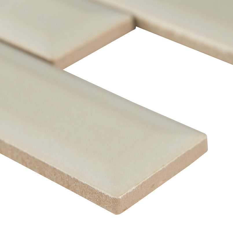ANTIQUE WHITE 2X6 BEVELED Wall Tile - Shop at Home Craft Studio - 3