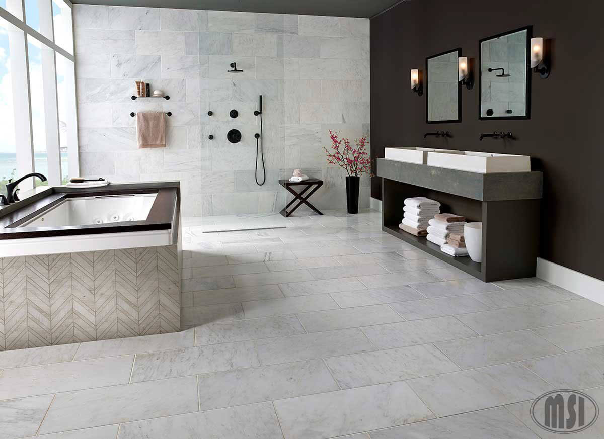 ARABESCATO CARRARA 12X12 POLISHED Floor or Wall Tile - Shop at Home Craft Studio - 5