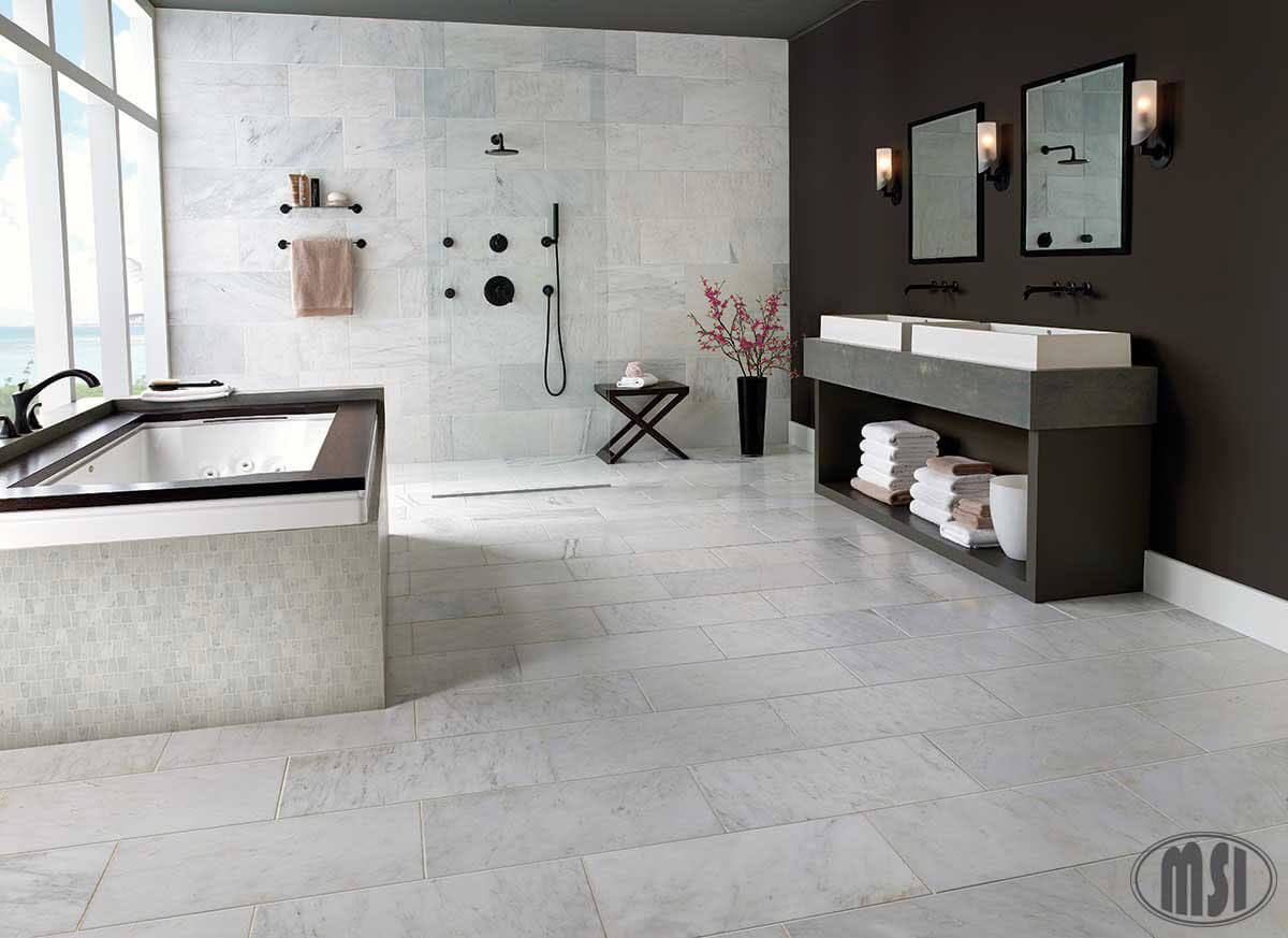 ARABESCATO CARRARA 12X12 HONED Floor or Wall Tile - Shop at Home Craft Studio - 6