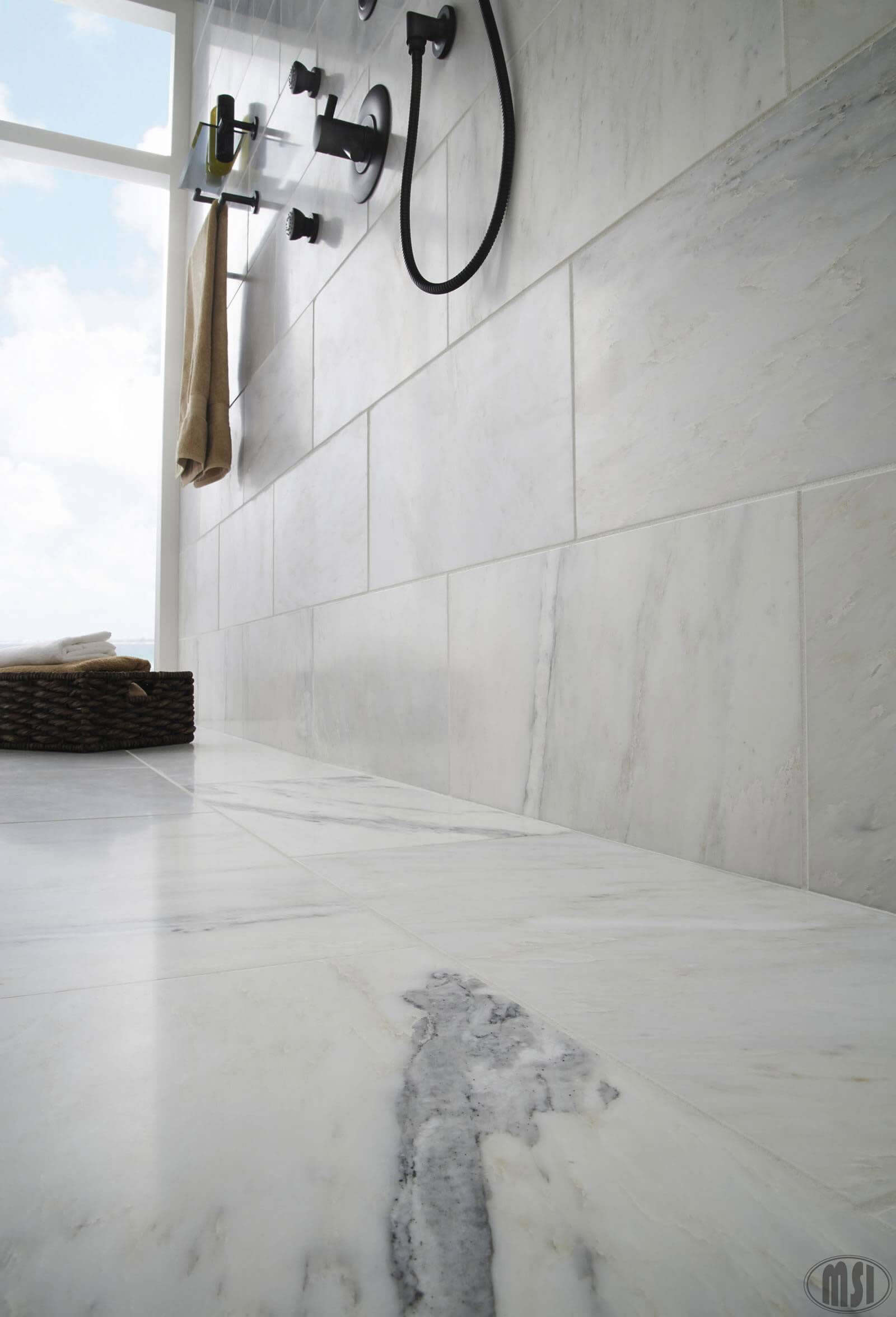 ARABESCATO CARRARA 12X12 POLISHED Floor or Wall Tile - Shop at Home Craft Studio - 8