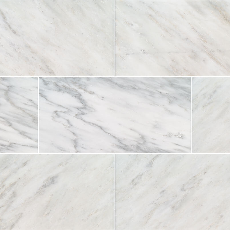 ARABESCATO CARRARA 12X12 POLISHED Floor or Wall Tile - Shop at Home Craft Studio - 24