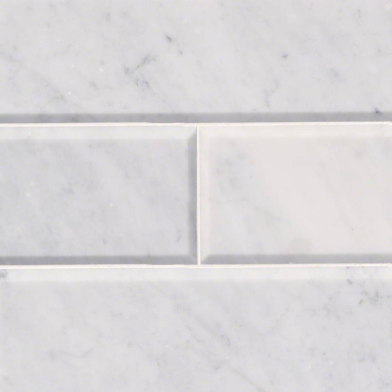 ARABESCATO CARRARA 4X12 HONED AND BEVELED Floor or Wall Tile - Shop at Home Craft Studio - 1