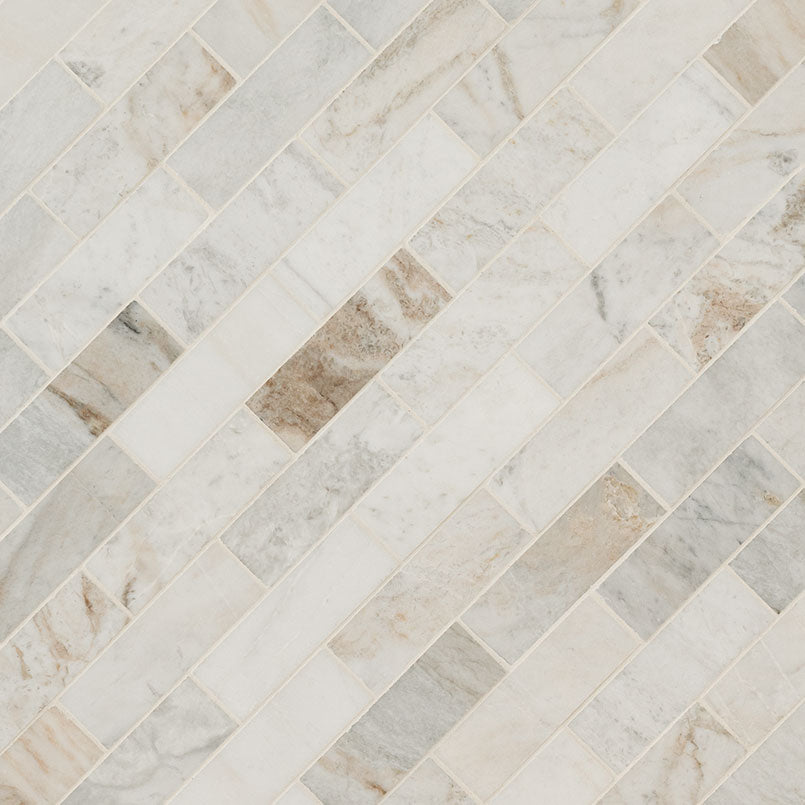 ARABESCATO VENATO WHITE 2X6 HONED Floor or Wall Tile, Mosaic - Shop at Home Craft Studio - 2