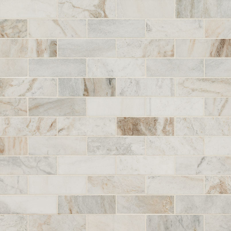 ARABESCATO VENATO WHITE 2X6 HONED Floor or Wall Tile, Mosaic - Shop at Home Craft Studio - 4