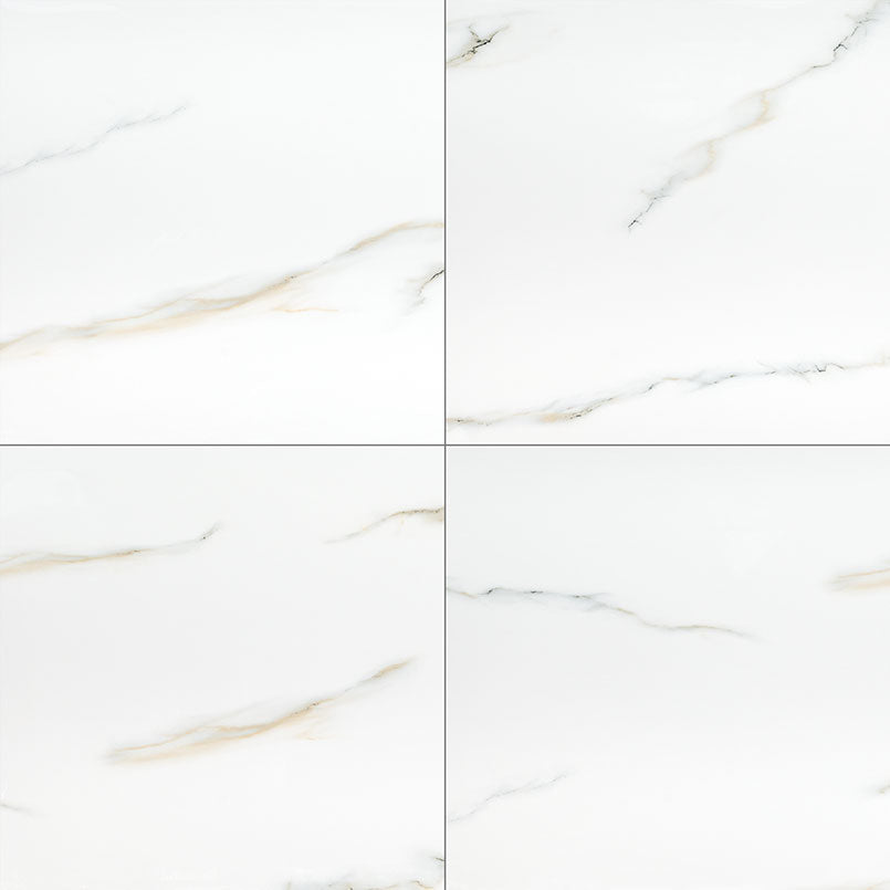 ARIA BIANCO 12X24 Floor or Wall Tile - Shop at Home Craft Studio - 2