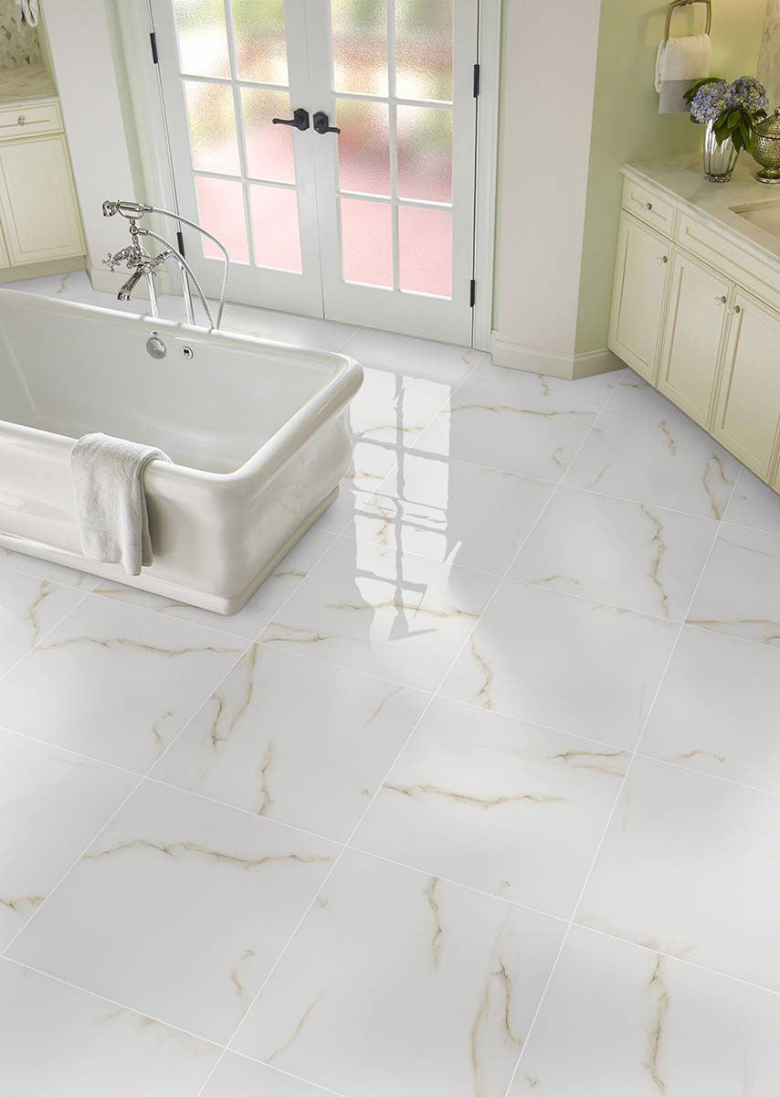ARIA BIANCO 24X24 Floor or Wall Tile - Shop at Home Craft Studio - 7