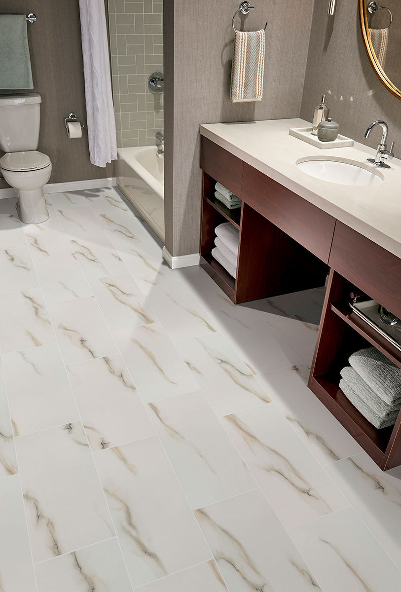 ARIA BIANCO 24X24 Floor or Wall Tile - Shop at Home Craft Studio - 9