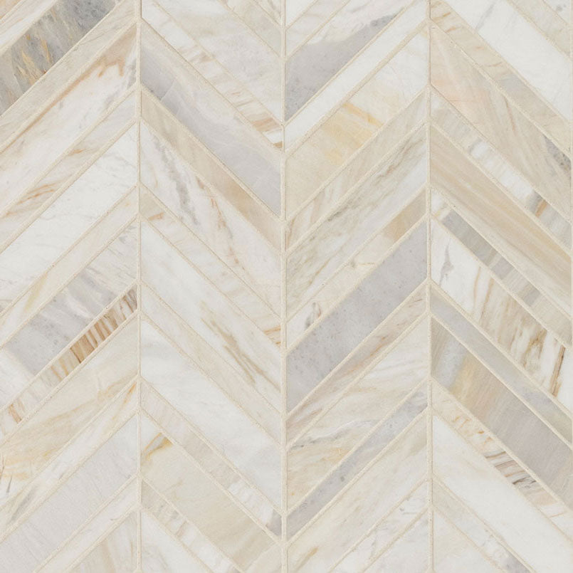 ATHENA GOLD CHEVRON Mosaic - Shop at Home Craft Studio - 1