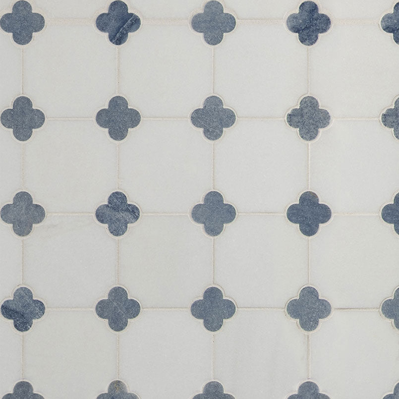 AZULA FLORET POLISHED Mosaic, Floor or Wall Tile, Wall Tile - Shop at Home Craft Studio - 1