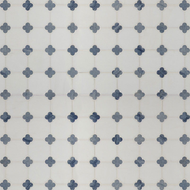 AZULA FLORET POLISHED Mosaic, Floor or Wall Tile, Wall Tile - Shop at Home Craft Studio - 2