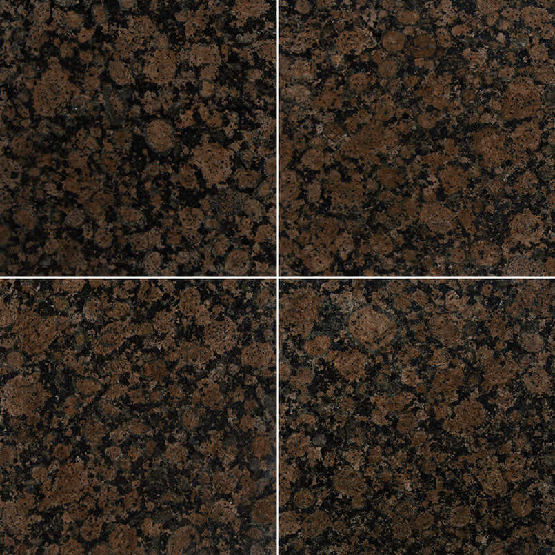BALTIC BROWN 12X12 POLISHED Granite Tile - Shop at Home Craft Studio - 9