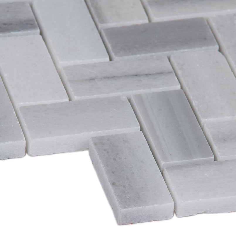 BERGAMO HERRINGBONE Floor or Wall Tile, Mosaic - Shop at Home Craft Studio - 2