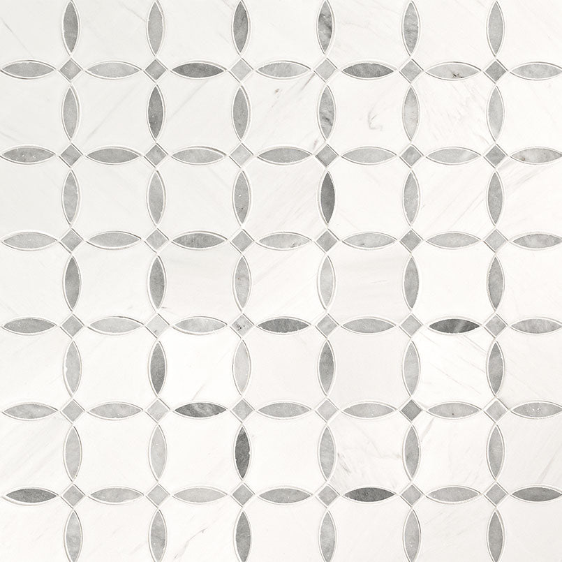 BIANCO DOLOMITE LOLA POLISHED Mosaic - Shop at Home Craft Studio - 3