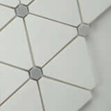 BIANCO DOLOMITE PINWHEEL MOSAIC Mosaic - Shop at Home Craft Studio - 3