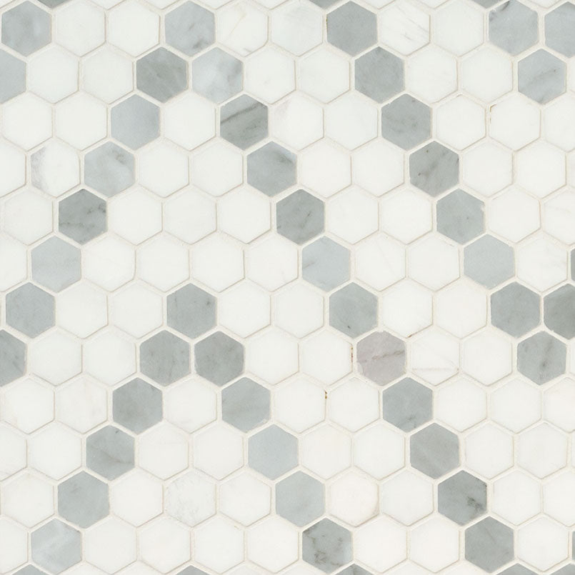 BIANCO DOLOMITE SAZI POLISHED Mosaic, Floor or Wall Tile - Shop at Home Craft Studio - 1