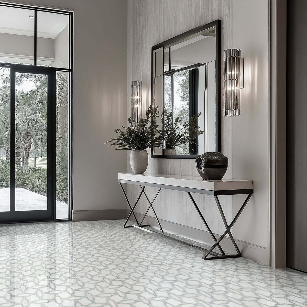 BIANCO GRIDWORK POLISHED Mosaic - Shop at Home Craft Studio - 6