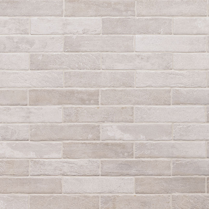 BRICKSTONE IVORY BRICK 2X10 Floor or Wall Tile - Shop at Home Craft Studio - 1