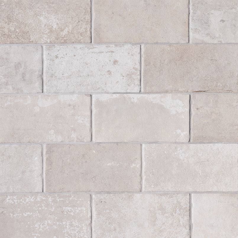 BRICKSTONE IVORY BRICK 5X10 Floor or Wall Tile - Shop at Home Craft Studio - 1