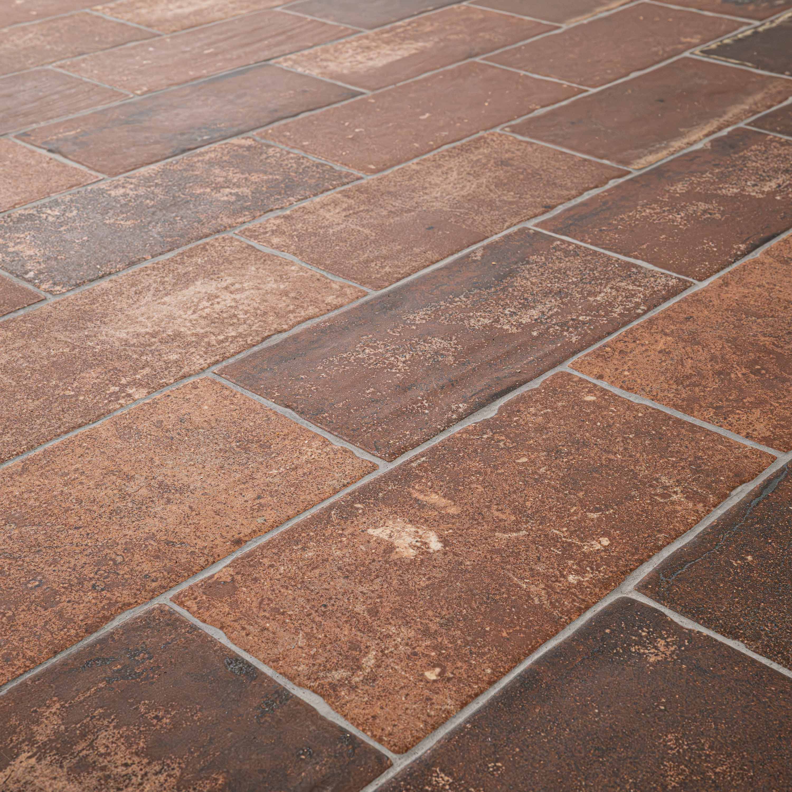 BRICKSTONE RED BRICK 5X10 Floor or Wall Tile - Shop at Home Craft Studio - 2