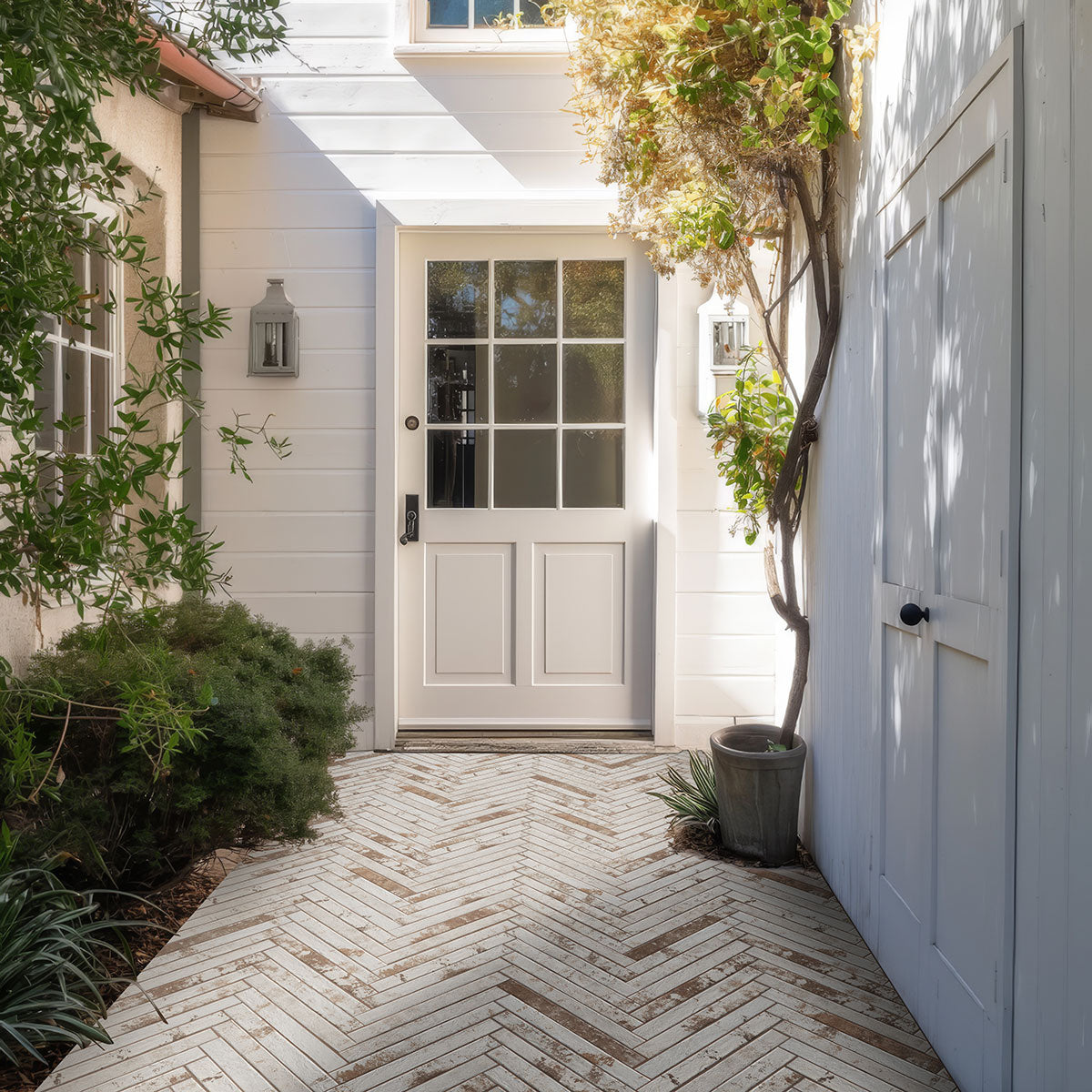 BRICKSTONE RUSTIQUE WHITE BRICK 2X18 MATTE Floor or Wall Tile - Shop at Home Craft Studio - 10