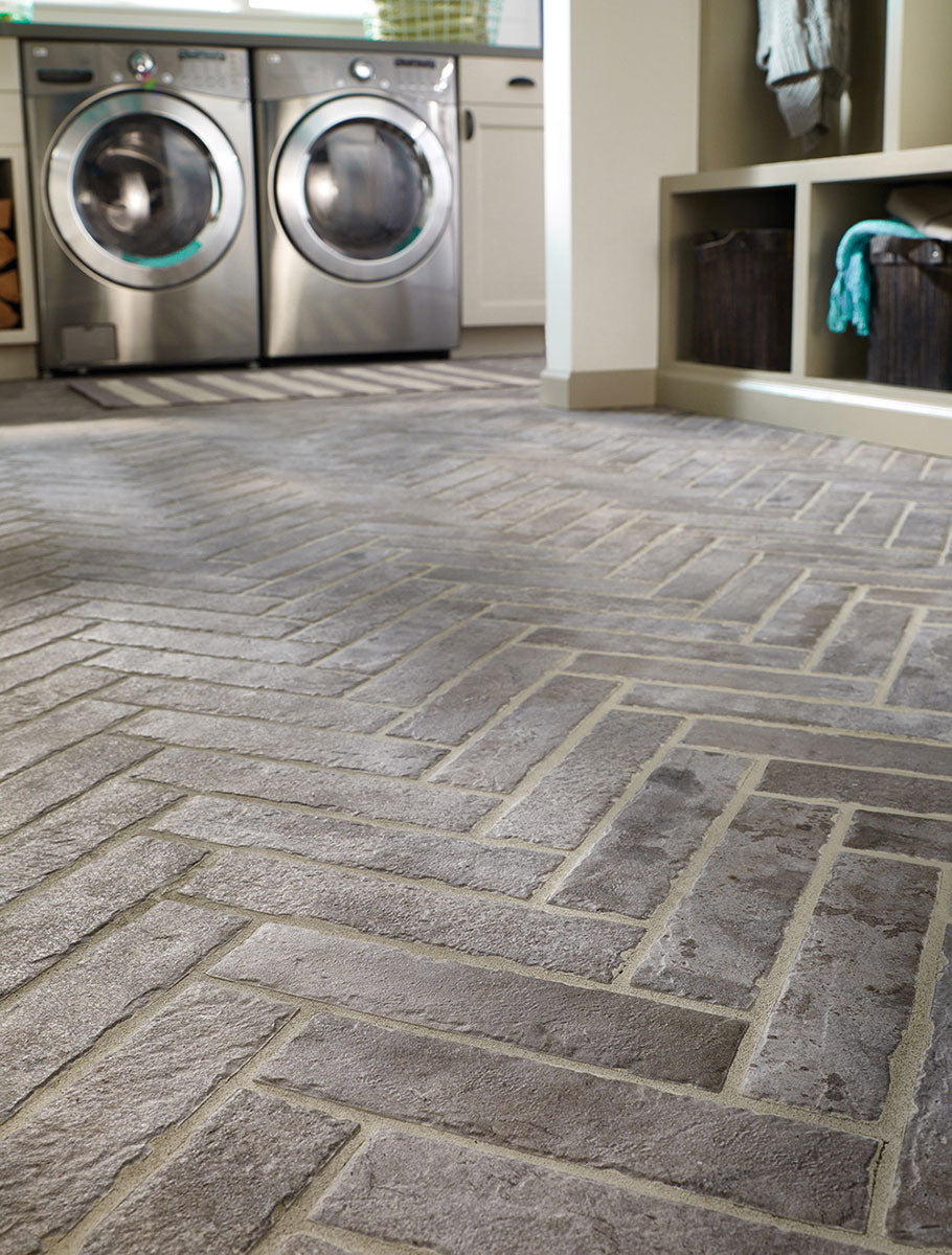 BRICKSTONE TAUPE BRICK 2X10 Floor or Wall Tile - Shop at Home Craft Studio - 25