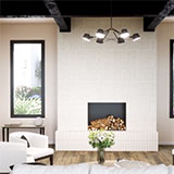 BRICKSTONE WHITE BRICK 2X10 Floor or Wall Tile - Shop at Home Craft Studio - 5