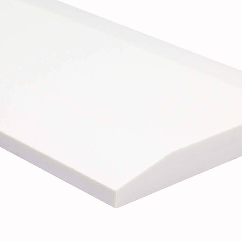 BRIGHT WHITE 5X36X0.62 DB HO POL-ENG Trims & Pencils, Finishing Pieces - Shop at Home Craft Studio - 1