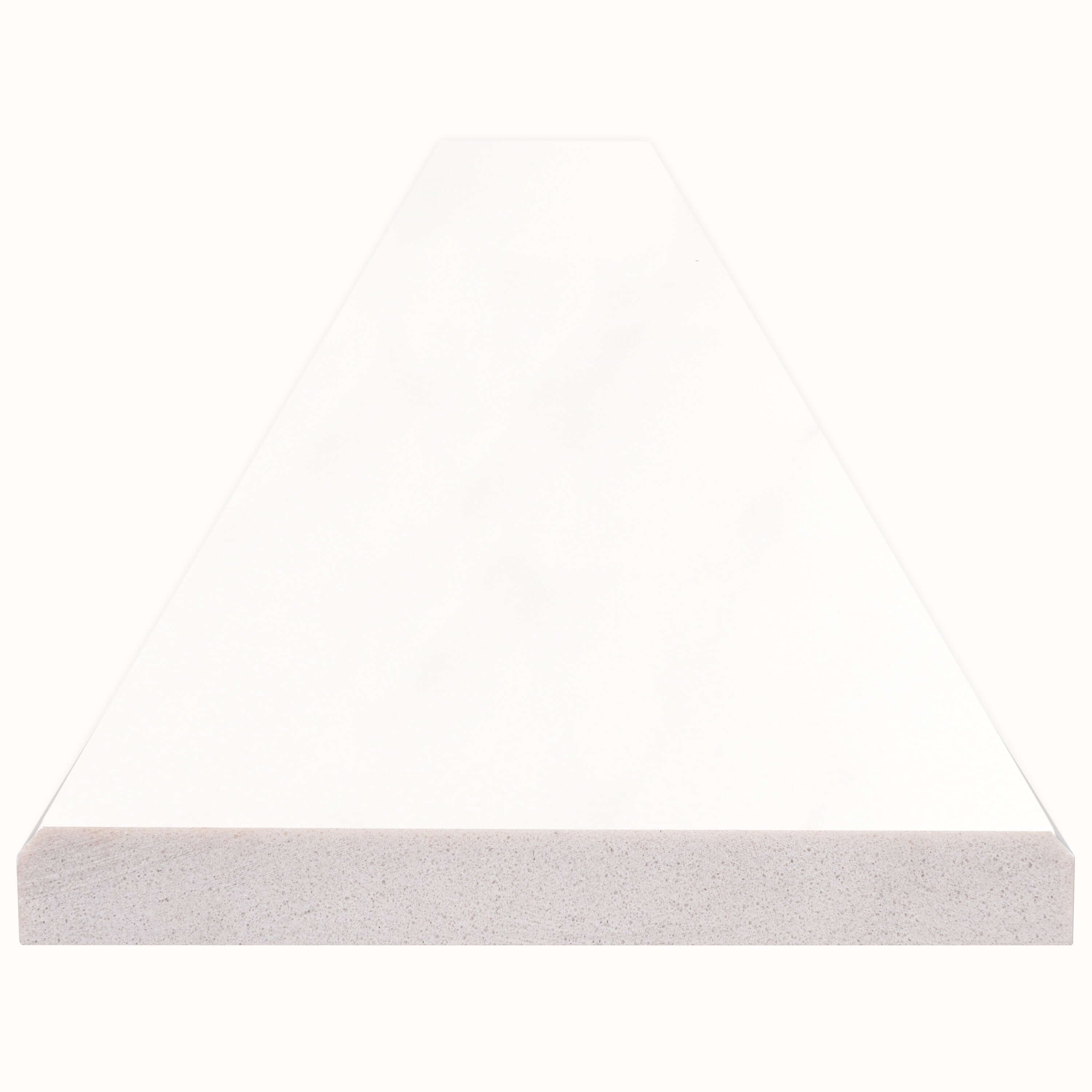 BRIGHT WHITE 6X73X0.62 DBL B POL-ENG Trims & Pencils, Finishing Pieces - Shop at Home Craft Studio - 3