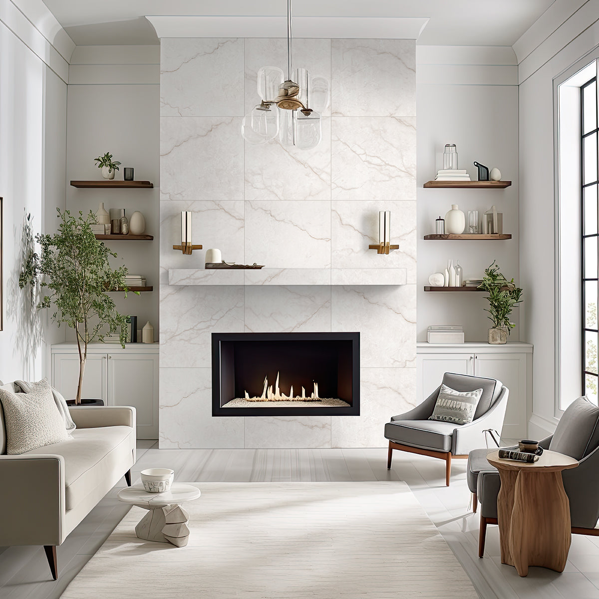 BRIGHTON GOLD 12X24 MATTE Floor or Wall Tile - Shop at Home Craft Studio - 5