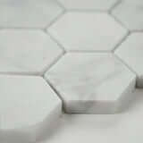 CALACATTA CRESSA HEX MOSAIC Mosaic, Floor or Wall Tile - Shop at Home Craft Studio - 6