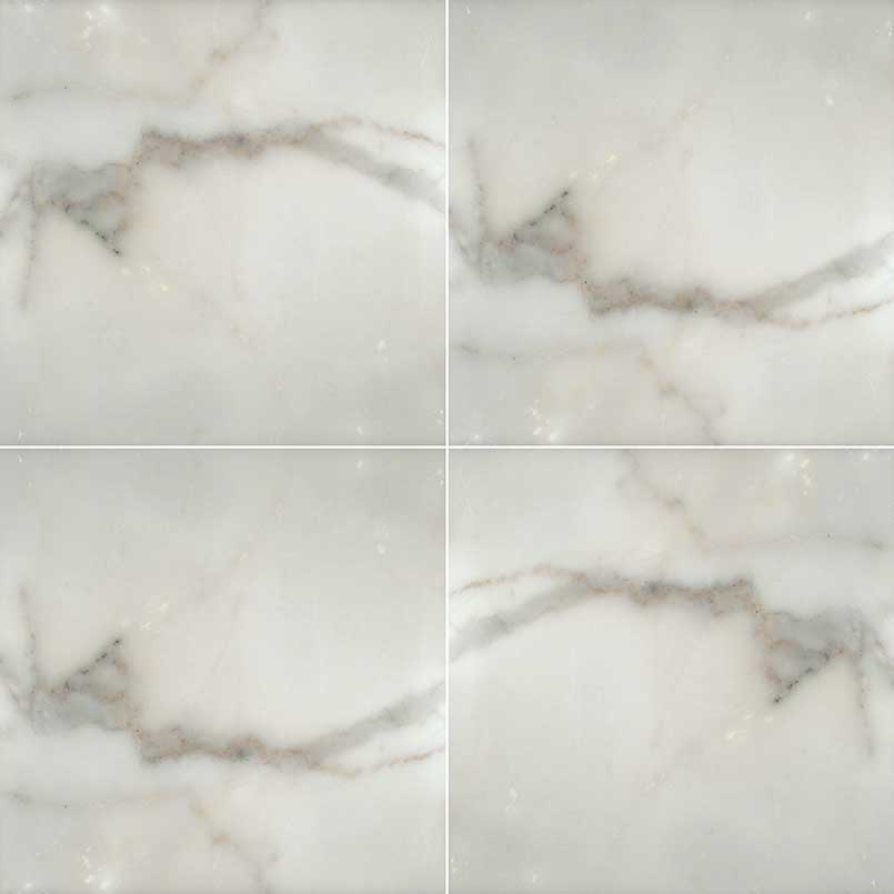 CALACATTA GOLD 12X12 POLISHED Floor or Wall Tile - Shop at Home Craft Studio - 1