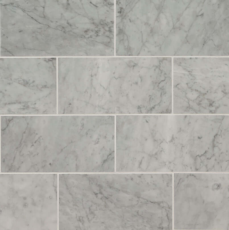 CARRARA WHITE 6X12 POLISHED Subway Tile - Shop at Home Craft Studio - 3