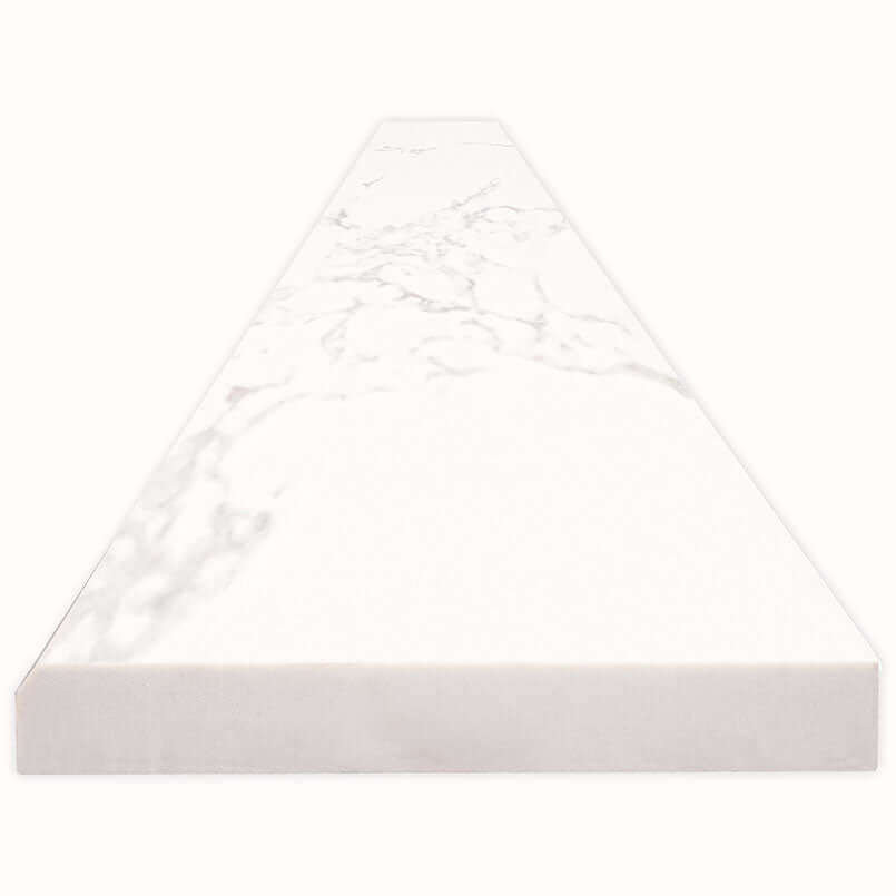 CARRARA WHITE 6X73X0.62 SINGL B POL-ENG Trims & Pencils, Finishing Pieces - Shop at Home Craft Studio - 3