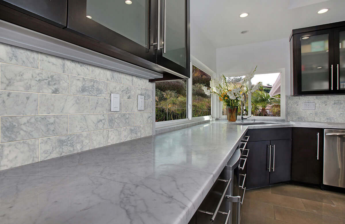 CARRARA WHITE (C) 12X12 Floor or Wall Tile - Shop at Home Craft Studio - 12