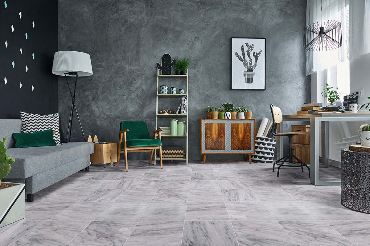 CARRARA WHITE (C) 12X12 Floor or Wall Tile - Shop at Home Craft Studio - 19