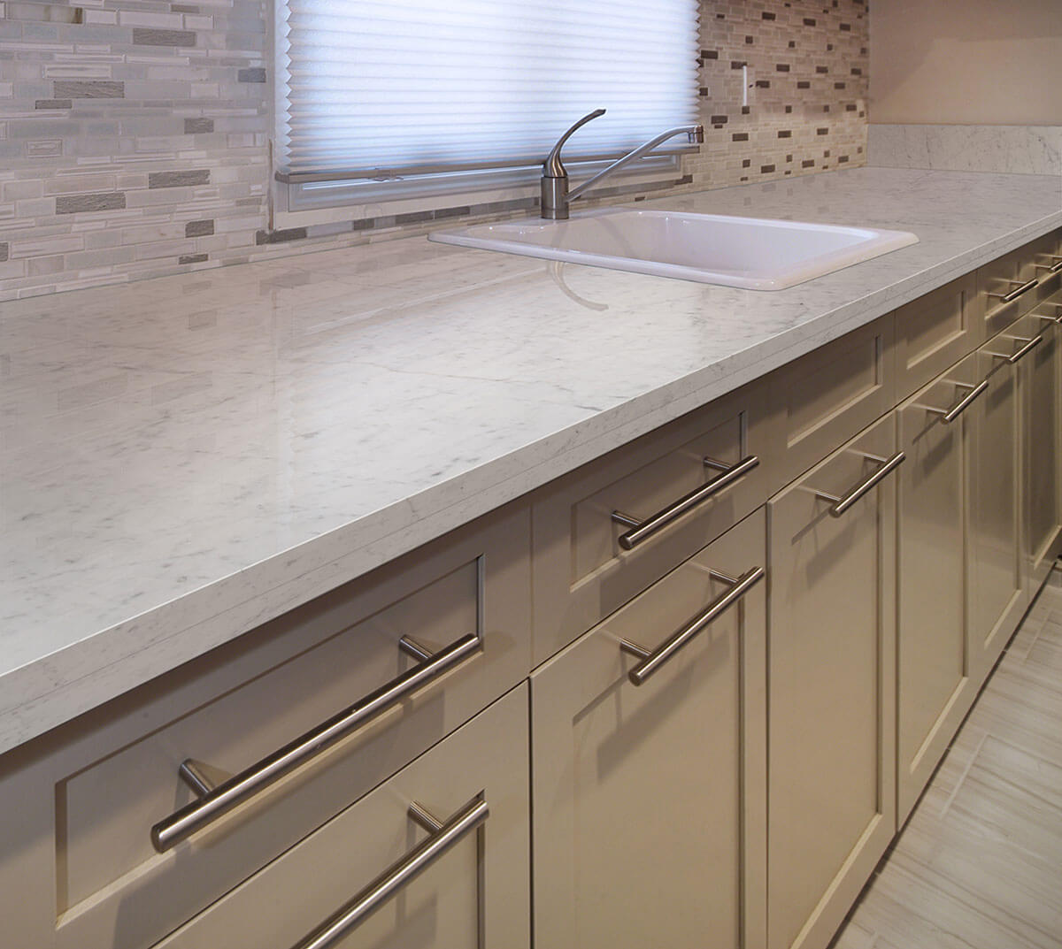 CARRARA WHITE (C) 12X12 Floor or Wall Tile - Shop at Home Craft Studio - 24