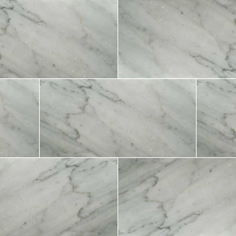 CARRARA WHITE (C) 12X12 HONED Floor or Wall Tile - Shop at Home Craft Studio - 29