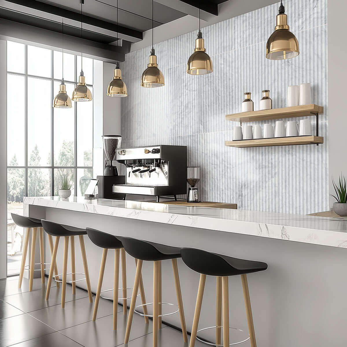 CARRARA WHITE MILANO RIBBO 12X24 HONED Wall Tile - Shop at Home Craft Studio - 7